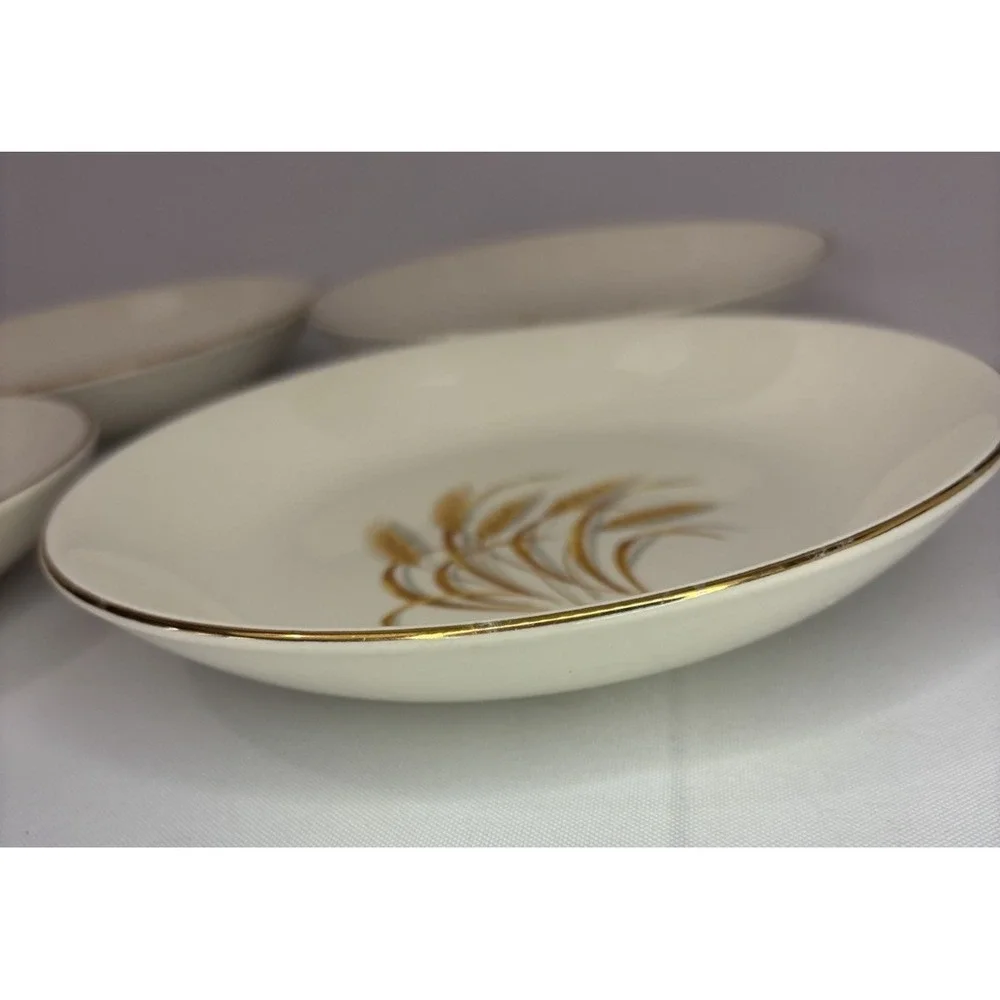Homer Laughlin Golden Wheat 22K Gold Trim 7 1/4